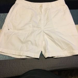 Ralph Lauren size 12 chino style white shorts